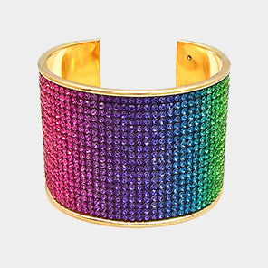 Rainbow Cuff Bracelet