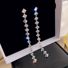 Load image into Gallery viewer, Rhinestone Diamond Earrings
