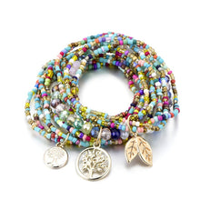 Load image into Gallery viewer, Boho Beaded Charm Bracelet
