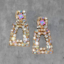 Load image into Gallery viewer, Crystal Stone Statement Earrings
