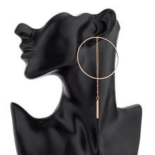 Load image into Gallery viewer, Chain &amp; Hoop Earrings
