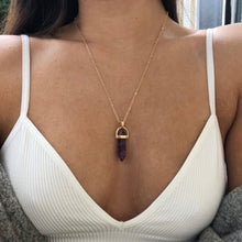 Load image into Gallery viewer, Hexagonal Quartz Necklace
