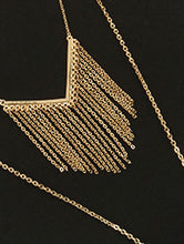 Load image into Gallery viewer, Gold Fringe BodyChain
