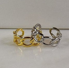 Load image into Gallery viewer, Gold Plated Chain Ring
