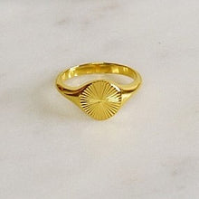 Load image into Gallery viewer, Gold Plated Sun Beam Ring
