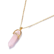 Load image into Gallery viewer, Hexagonal Quartz Necklace
