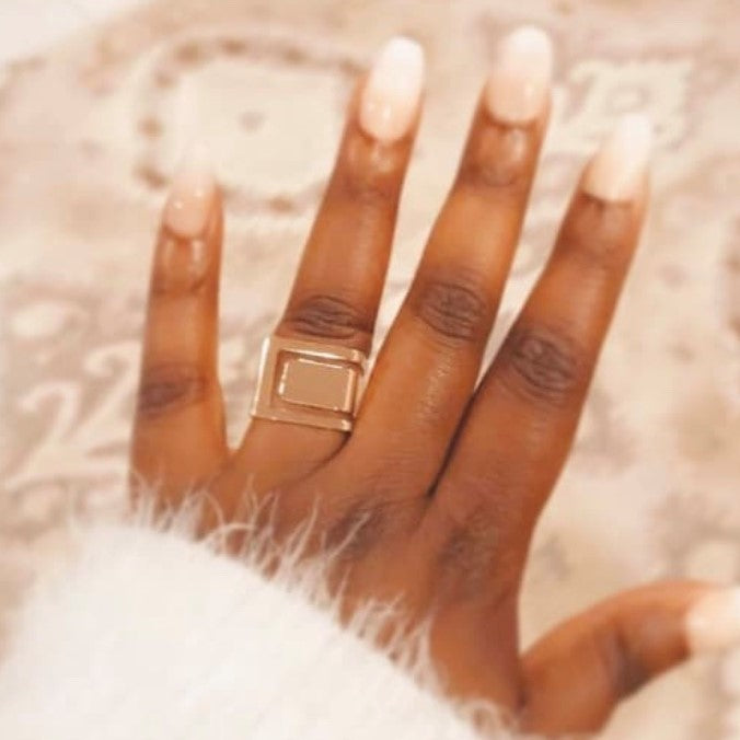 Square Cut Out Ring
