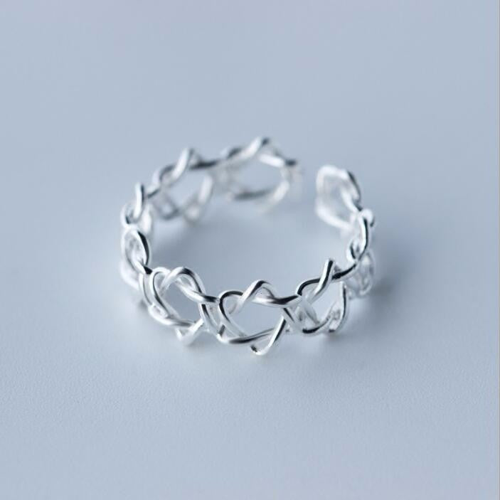 Linked Star Ring